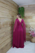 Vestido três listras pequenas com capa VESTIDO DE FESTA PETRA FINA